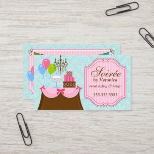 Ereignis-Stylist und Entwurf Visitenkarte