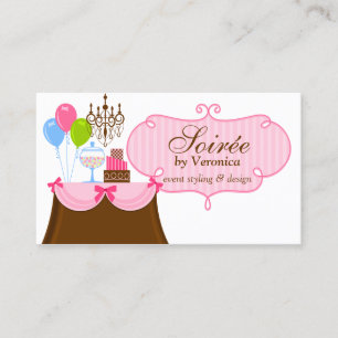 Ereignis-Stylist und Entwurf Visitenkarte