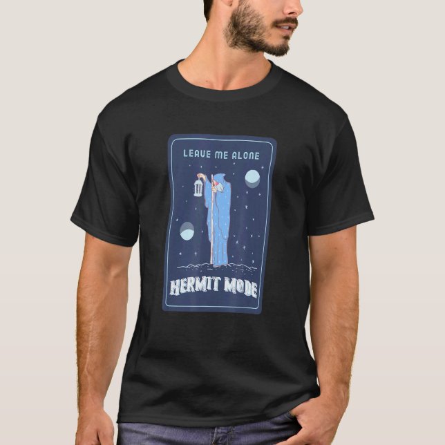Eremit-Modus Lass Mich In Ruhe Tarot T-Shirt (Vorderseite)