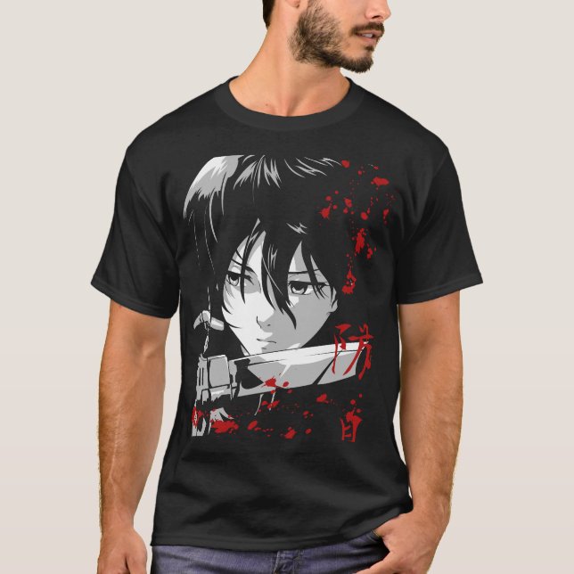 Eren gegen Armored Titan T - Shirt (Vorderseite)