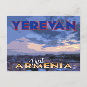 Erewan, Besuch Armenien auf Postkarte