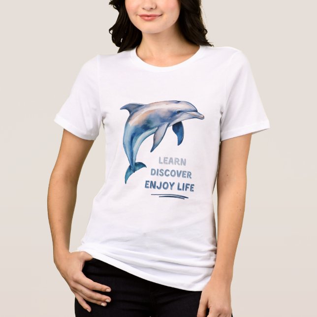 Erfahren Sie mehr über den Dolphin-T - Shirt Genie (Vorderseite)