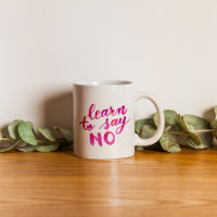 Erfahren Sie, nein zu sagen - pink