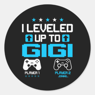 Erfahren Sie, wie ich bis zu Gigi Video Game Lover Runder Aufkleber