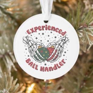 Erfahrener Ball Handler Weihnachten Skelett Hand Ornament
