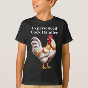 Erfahrener Handler Lustige Bauern Hühnerliebhaber T-Shirt