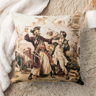 Erfasse den Piraten Blackbeard, Queen Anne's Reven Kissen