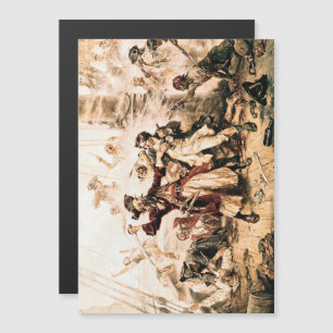 Erfasse den Piraten Blackbeard, Queen Anne's Reven Magnetkarte