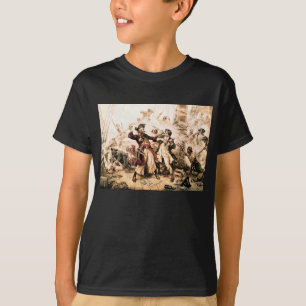 Erfasse den Piraten Blackbeard, Queen Anne's Reven T-Shirt