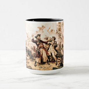 Erfasse den Piraten Blackbeard, Queen Anne's Reven Tasse