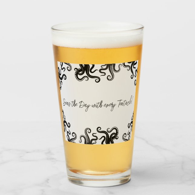 Erfasse den Tag Octopus  Glas (Vorne (Gefüllt))