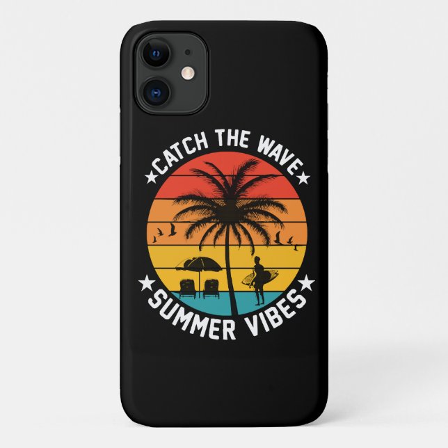 Erfasse die Sommerstimmung der Welle Case-Mate iPhone Hülle (Rückseite)