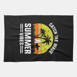 Erfasse die Welle Sommer Stimmung-64193 Geschirrtuch