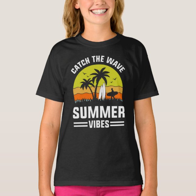 Erfasse Die Welle Sommer Stimmung-64193 T-Shirt (Vorderseite)