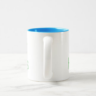 Erfassen Sie das Glück in Ihren Momenten! Zweifarbige Tasse