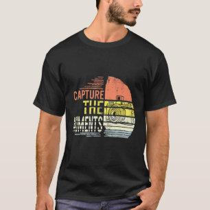 Erfassen Sie die Momente Kamera Fotograf Fotografi T-Shirt