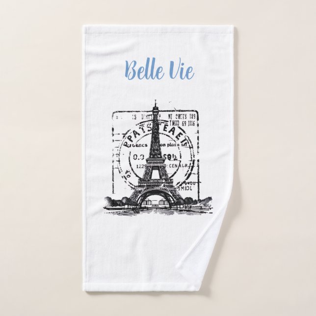 Erfassen Sie ein bisschen Paris mit Bell V Küchenh Handtuch (Handtuch)