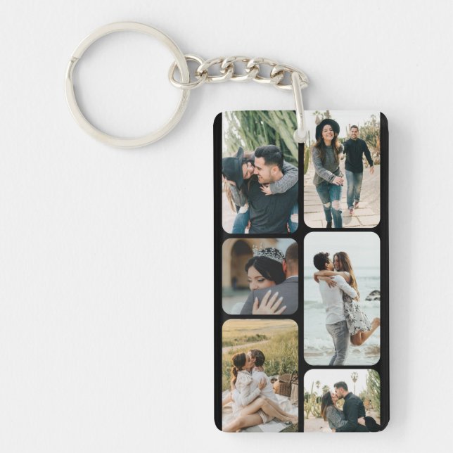 Erfassen Sie Ihre Momente mit Personalisiertem Fot Schlüsselanhänger (Vorderseite)
