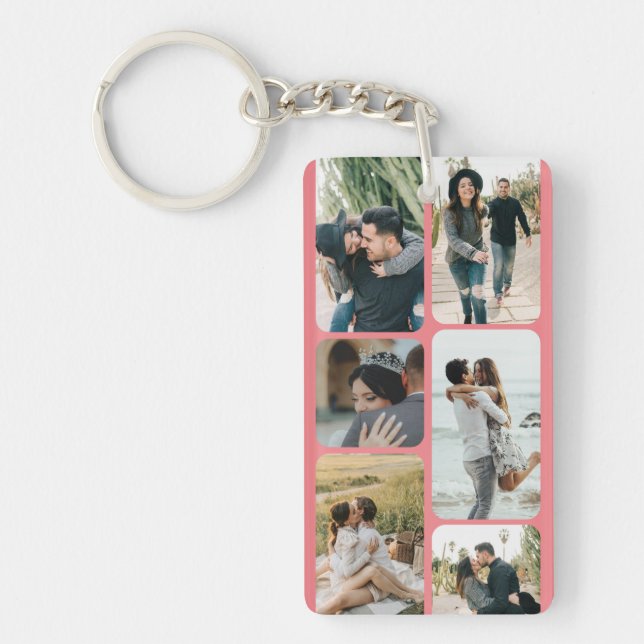 Erfassen Sie Ihre Momente mit Personalisiertem Fot Schlüsselanhänger (Vorderseite)