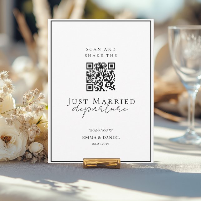 Erfassen Sie jedes zeitaufwendige QR-Foto (Capture Every Moment–Wedding QR Code Photo Sharing. Personalized with your names, date and text.)