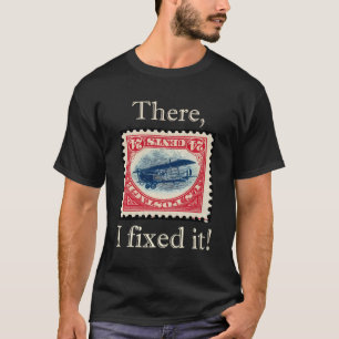 Erfassung von Briefmarke T-Shirt