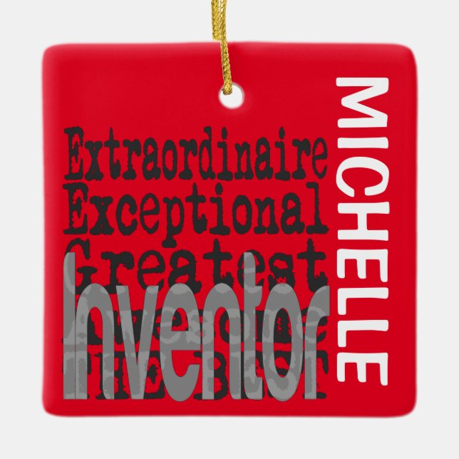 Erfinder Extraordinaire CUSTOM Keramikornament (Vorderseite)