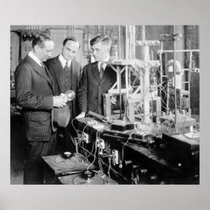 Erfinder Guglielmo Marconi, Anfang der 1900er Jahr Poster