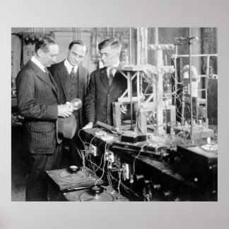 Erfinder Guglielmo Marconi, Anfang der 1900er Jahr Poster