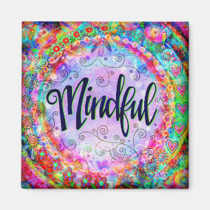 Erfinderischer Spaß farbenfroh florale Moderne Ins Magnet