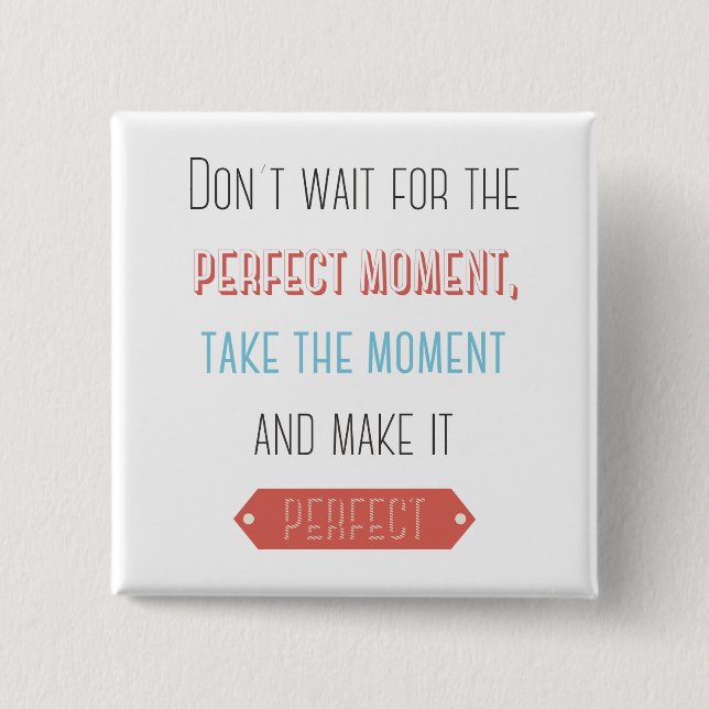 Erfolg, Attitude, Ziele Motivierend Lebenskostenvo Button (Vorderseite)