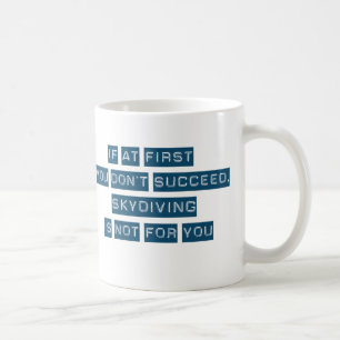 Erfolg bei Skydiving Tasse