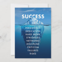 Erfolg Iceberg harte Arbeit