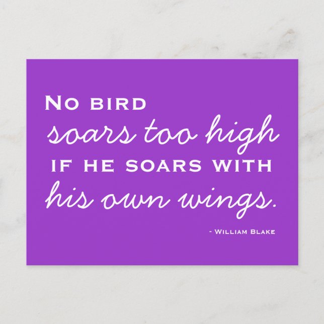 Erfolg, Inspiration - Motivierend Postkarte (Vorderseite)