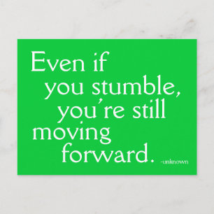 Erfolg inspiriert - Motivierend Postkarte