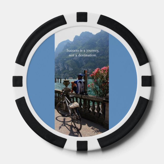 Erfolg ist eine Reise Pokerchips (Vorderseite)