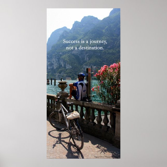 Erfolg ist eine Reise Poster (Vorne)