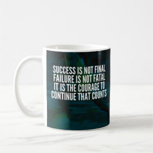 Erfolg, Misserfolg, Mut - Motivierend Training Kaffeetasse