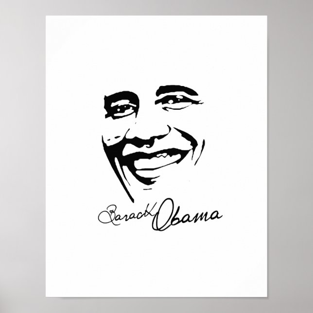ERFOLG MIT OBAMA -.pnng Poster (Vorne)