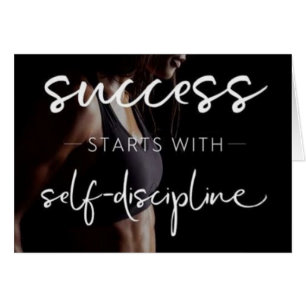 Erfolg und Disziplin - Frauenym Motivierend