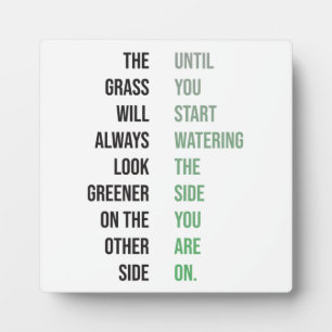 Erfolg und Gym Motivierend Plaque Fotoplatte