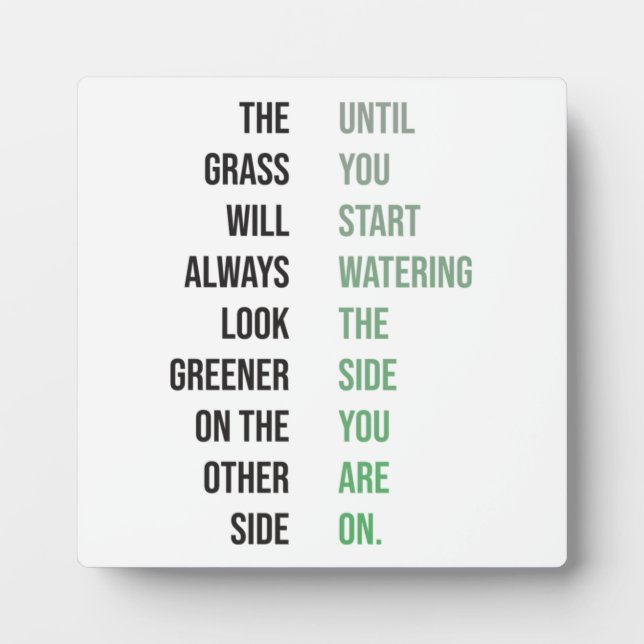 Erfolg und Gym Motivierend Plaque Fotoplatte (Vorderseite)