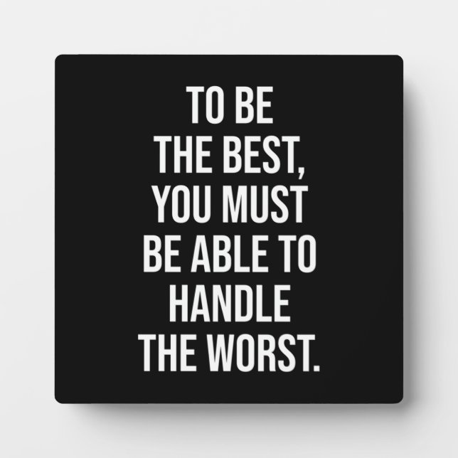 Erfolg und Gym Motivierend Plaque Fotoplatte (Vorderseite)