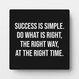 Erfolg und Gym Motivierend Plaque Fotoplatte