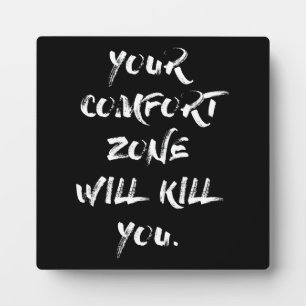 Erfolg und Gym Motivierend Plaque Fotoplatte
