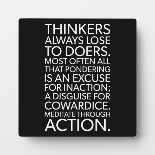 Erfolg und Gym Motivierend Plaque Fotoplatte (Vorderseite)