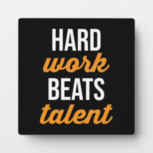 Erfolg und Gym Motivierend Plaque Fotoplatte