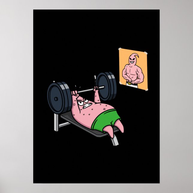 Erfolg und Gym Motivierend Poster (Vorne)