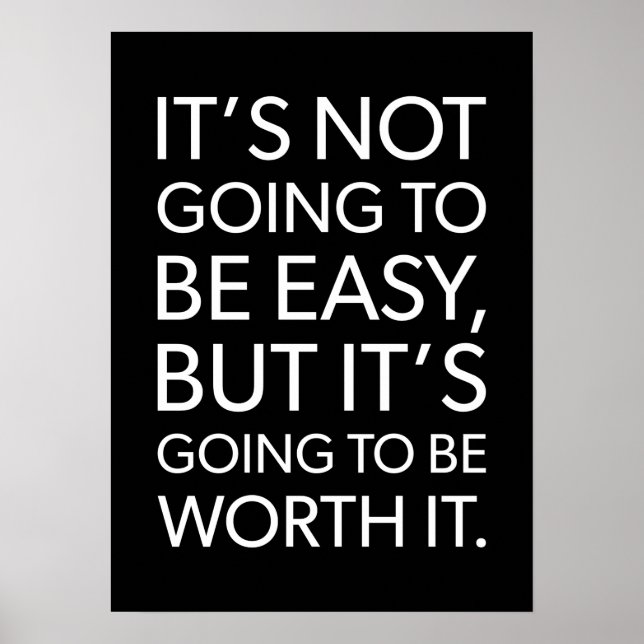 Erfolg und Gym Motivierend Poster (Vorne)