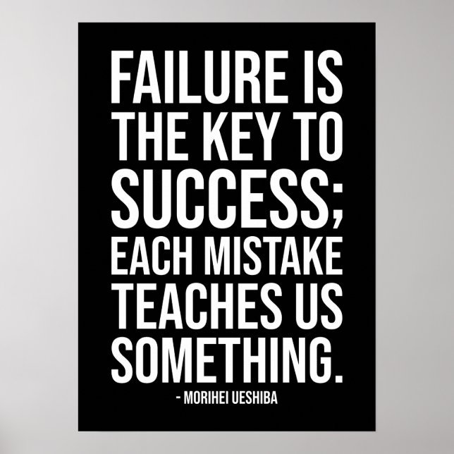 Erfolg und Gym Motivierend Poster (Vorne)