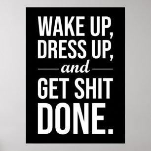 Erfolg und Gym Motivierend Poster